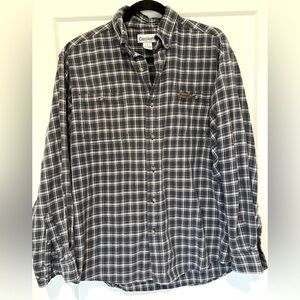 Carhartt Men's Plaid Weathered Fall 2009 Cotton Button Down / Large